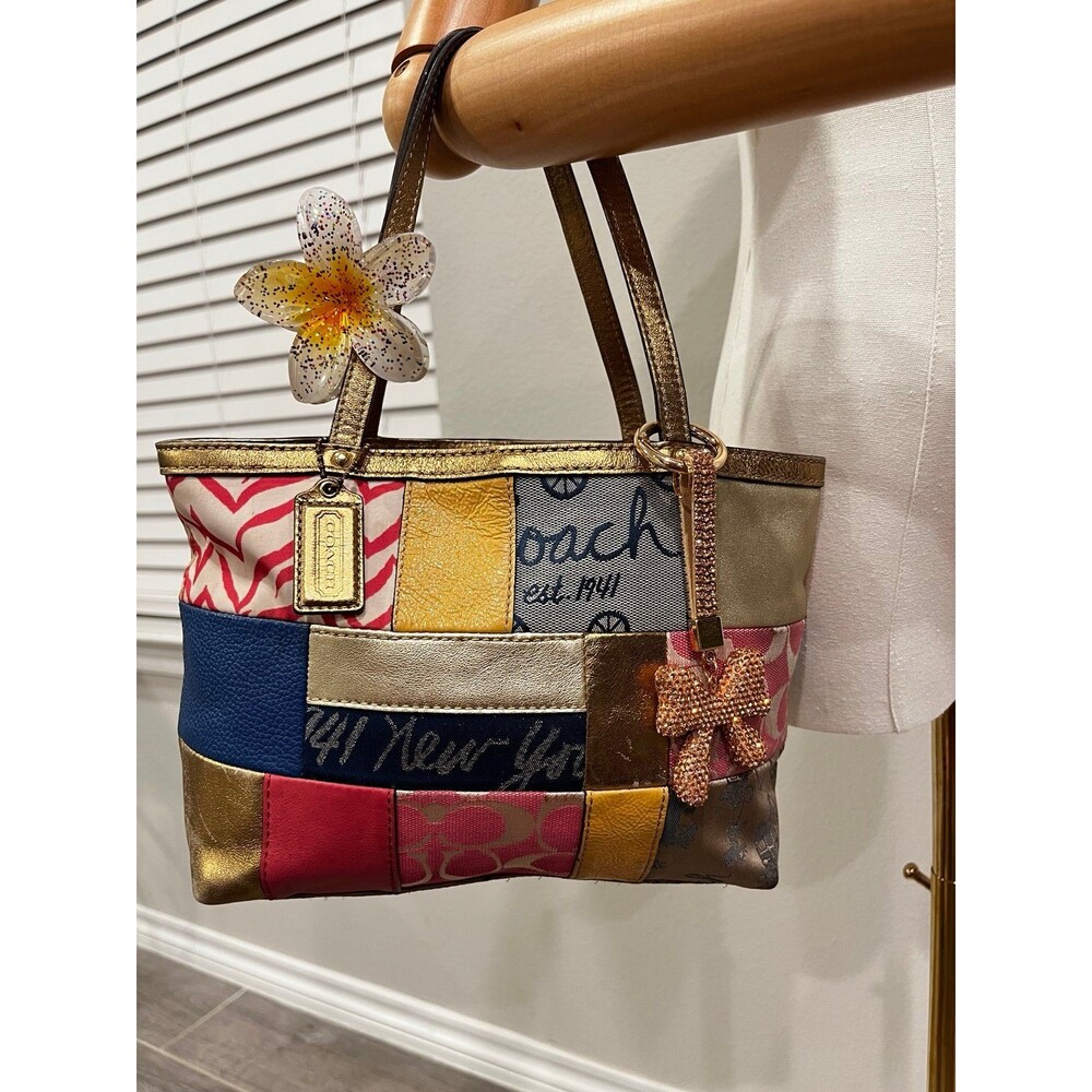 Coach Patchwork Small Tote Bag